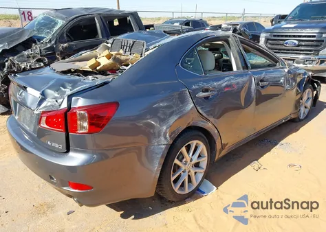 2012 Lexus Is 250 z USA, uszkodzony, nr VIN JTHBF5C22C5184199